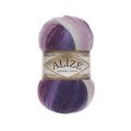 Пряжа Alize angora gold batik (2630) лилово-сиренево-розово-белый, фото 1
