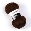 Пряжа YarnArt baby (1182) коричневый, фото 1