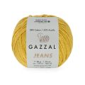 Пряжа Gazzal jeans (1125) горчица, фото 1