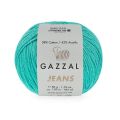 Пряжа Gazzal jeans (1108) темная бирюза, фото 1