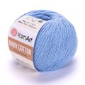 Пряжа YarnArt Baby Cotton (448) голубой, фото 1