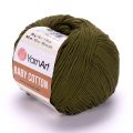 Пряжа YarnArt Baby Cotton (443) хаки, фото 1