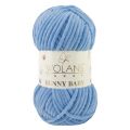 Пряжа Wolans Bunny Baby (100-50) голубика, фото 1