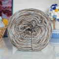 Пряжа Рассказовская Ангорка меланж (04-3) белый-бл.гол-мол.шоколад_new, фото 1