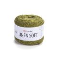 Пряжа YarnArt Linen Soft (7314) болотный, фото 1