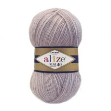 Пряжа Alize angora real 40 (365) сиреневый туман, фото 1