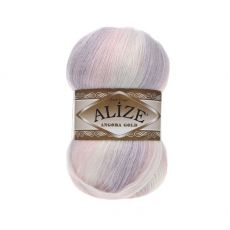 Пряжа Alize angora gold batik (6554) пыльный фиолетовый, фото 1