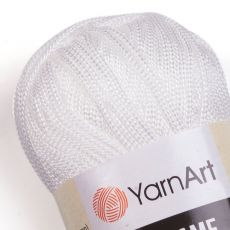 Шнур YarnArt Macrame (154) белый, фото 2