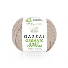 Пряжа Gazzal organic baby cotton (416) светло-бежевый, фото 1