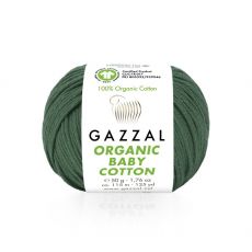 Пряжа Gazzal organic baby cotton (427) изумруд, фото 1