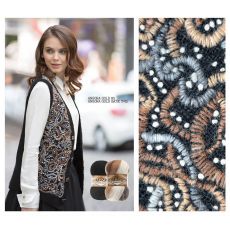 Пряжа Alize angora gold batik (5742) белый-серый-коричневый, фото 5