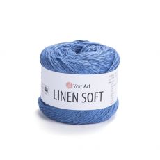 Пряжа YarnArt Linen Soft (7318) сердце океана, фото 1