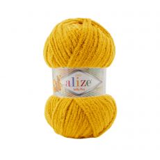 Пряжа Alize softy plus (02) шафран, фото 1
