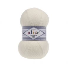 Пряжа Alize lanagold 800 (62) молочный, фото 1