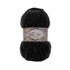 Пряжа Alize softy plus (60) черный, фото 1