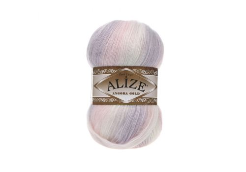 Пряжа Alize angora gold batik (6554) пыльный фиолетовый, фото 1
