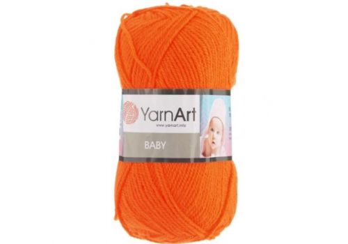 Пряжа YarnArt baby (8279) оранж, фото 3