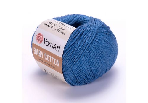 Пряжа YarnArt Baby Cotton (447) светлый джинс, фото 1