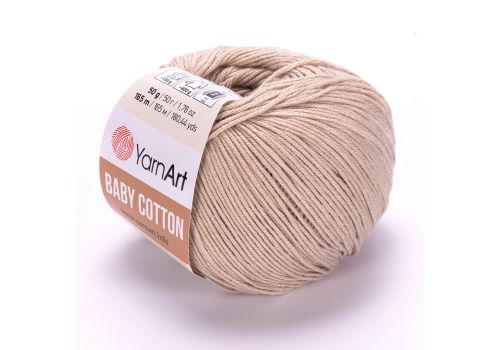 Пряжа YarnArt Baby Cotton (403) светло-бежевый, фото 1