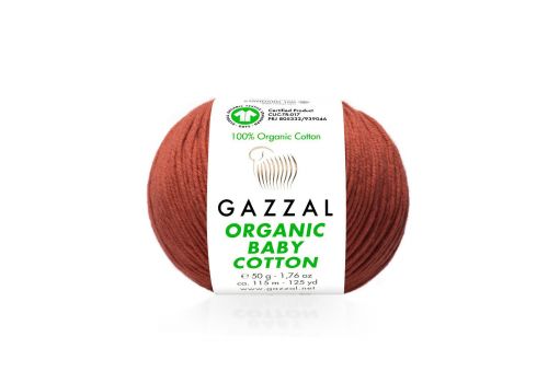 Пряжа Gazzal organic baby cotton (445), фото 1