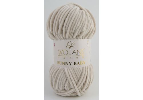 Пряжа Wolans Bunny Baby (100-34) крем-брюле, фото 1