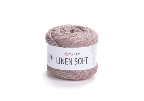 Пряжа YarnArt Linen Soft (7308) какао, фото 1