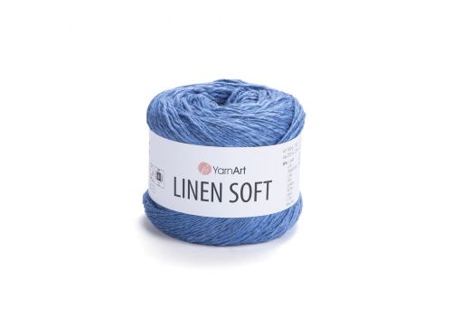 Пряжа YarnArt Linen Soft (7318) сердце океана, фото 1