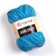 Пряжа YarnArt Jeans Crazy (8212) синий-бирюзовый принт
