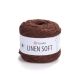 Пряжа YarnArt Linen Soft (7309) горький шоколад